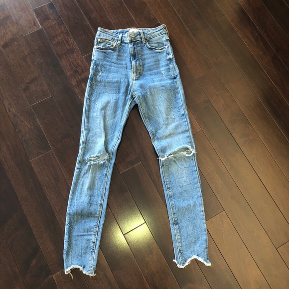 Zara Denim - Zara | Distressed skinny jeans